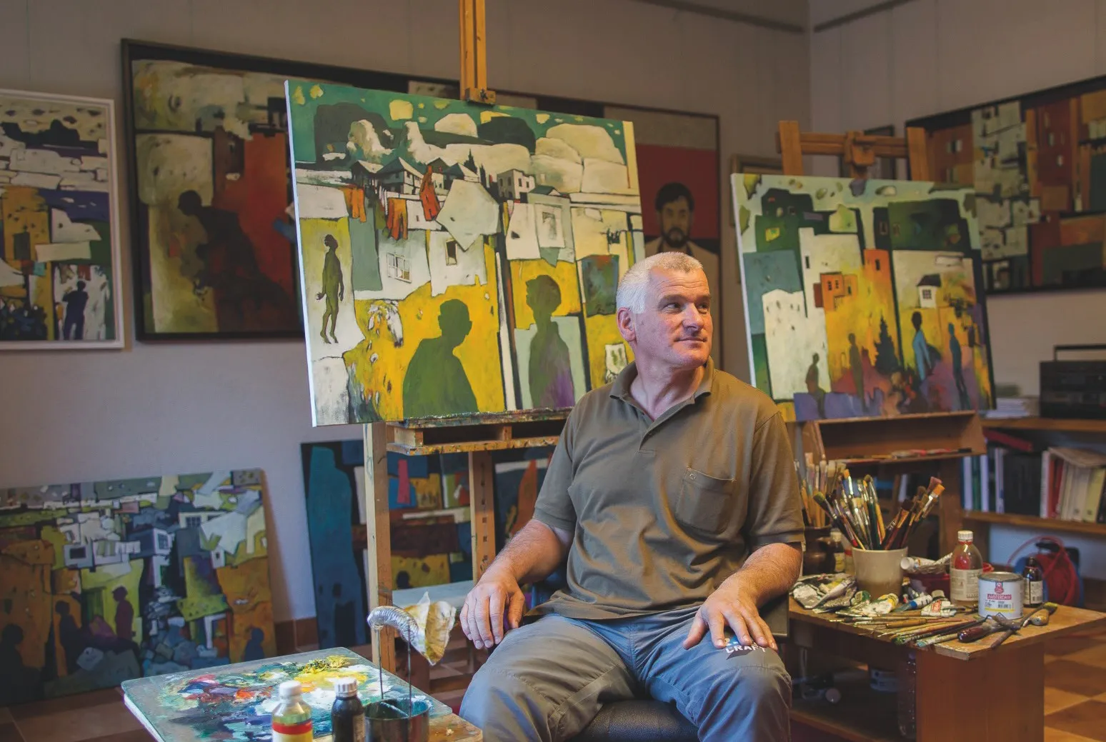 Aldemar Ibrahimović’s studio